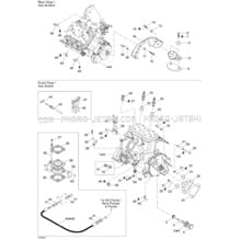 01- Engine pour Seadoo 2004 GTI RFI, 2004