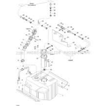 02- Fuel System pour Seadoo 2004 GTI RFI, 2004