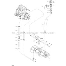 02- Oil System pour Seadoo 2004 GTI RFI, 2004