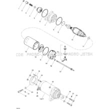 04- Electric Starter pour Seadoo 2004 GTI RFI, 2004