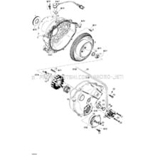 04- Magneto and Oil Pump pour Seadoo 2004 GTI RFI, 2004