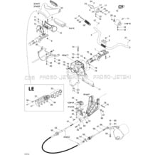 07- Steering pour Seadoo 2004 GTI RFI, 2004