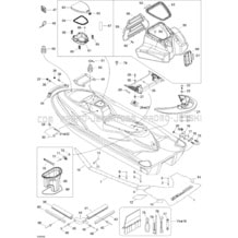 09- Body pour Sea-Doo 2004 GTI RFI, 2004
