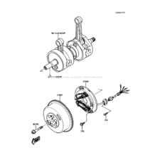 Generator pour Kawasaki 1988 650 SX