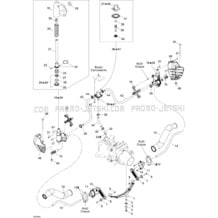 07- Off Power Assisted Steering pour Sea-Doo 2004 GTX 4-TEC, LTD Supercharged, 2004