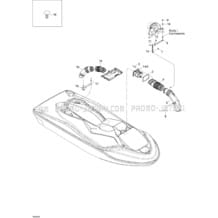 09- Ventilation pour Seadoo 2004 GTX 4-TEC, LTD Supercharged, 2004