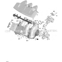 02- Air Intake pour Sea-Doo 2004 GTX 4-TEC, 2004