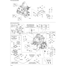 01- Engine pour Seadoo 2005 GTI LE RFI, 2005