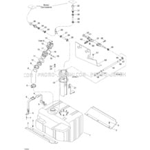 02- Fuel System pour Seadoo 2005 GTI LE RFI, 2005