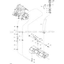 02- Oil Injection System pour Seadoo 2005 GTI LE RFI, 2005