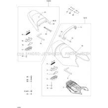 09- Seat pour Seadoo 2005 GTI LE RFI, 2005