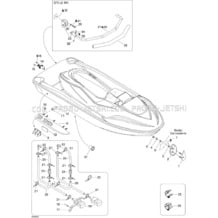 09- Hull LE pour Seadoo 2005 GTI LE RFI, 2005