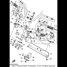 STEERING 1 pour Yamaha 1995 WaveRunner WAVE RUNNER III GP - WRA700T - 1995