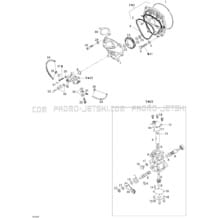 02- Oil Injection Pump And Rotary Valve pour Sea-Doo 2005 GTI, 2005