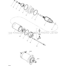 04- Electric Starter pour Sea-Doo 2005 GTI, 2005
