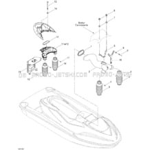 09- Ventilation pour Sea-Doo 2005 GTI, 2005
