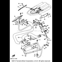 VENTILATION pour Yamaha 1995 WaveRunner WAVE RUNNER III GP - WRA700T - 1995