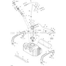 02- Fuel System pour Sea-Doo 2005 GTX 4-TEC, WAKE, 2005