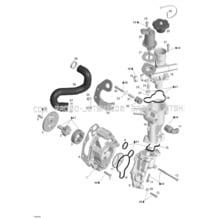 02- Oil Separator pour Sea-Doo 2005 GTX 4-TEC, WAKE, 2005