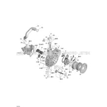 03- PTO Cover And Magneto pour Sea-Doo 2005 GTX 4-TEC, WAKE, 2005