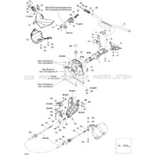 07- Steering System pour Sea-Doo 2005 GTX 4-TEC, Supercharged, 2005