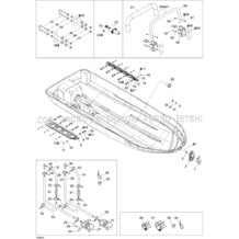 09- Hull pour Seadoo 2005 GTX 4-TEC, Supercharged, 2005