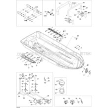 09- Hull pour Seadoo 2005 GTX 4-TEC, LTD SCIC, 2005