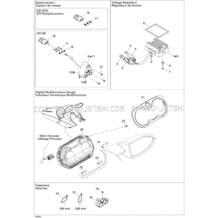 10- Electrical Accessories GTI STD pour Seadoo 2006 GTI STD, 2006