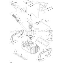 02- Fuel System pour Seadoo 2006 GTI Rental, 2006