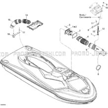 09- Ventilation pour Seadoo 2006 GTX 4-TEC SC, 2006