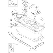 09- Body, Rear View STD pour Seadoo 2006 GTX 4-TEC, STD, 2006