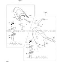 09- Seat WAKE pour Sea-Doo 2006 GTX 4-TEC, WAKE, 2006