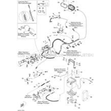 10- Electrical System GTI STD pour Seadoo 2007 GTI 4-TEC STD, 2007