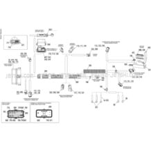 10- Electrical Harness 1 pour Seadoo 2007 GTI 4-TEC RENTAL, 2007