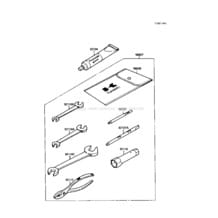 Owner's Tools pour Kawasaki 1988 650 SX