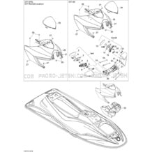 09- Body, Front View pour Seadoo 2007 GTI 4-TEC SE, 2007