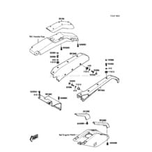 Pads pour Kawasaki 1988 650 SX