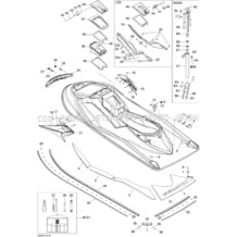 09- Body, Rear View pour Seadoo 2007 GTX LTD, 2007