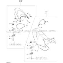 09- Seat pour Seadoo 2007 GTX LTD, 2007