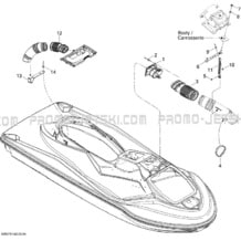 09- Ventilation pour Seadoo 2007 GTX LTD, 2007