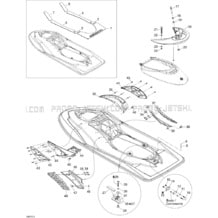 09- Body, Rear View pour Seadoo 2007 RXP 1503 NA, 2007