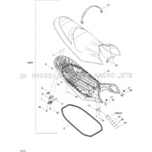 09- Seat pour Seadoo 2007 RXP 1503 NA, 2007