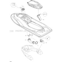 09- Ventilation pour Seadoo 2007 RXP 1503 NA, 2007