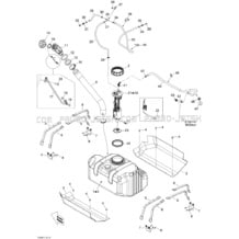 02- Fuel System pour Seadoo 2008 GTI SE 155, 2008