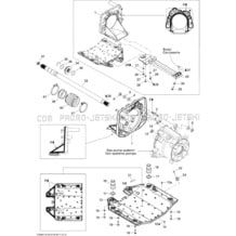 05- Propulsion pour Seadoo 2008 GTI SE 155, 2008