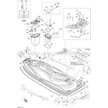 09- Body, Rear View pour Seadoo 2008 GTI SE 155, 2008