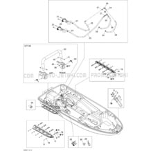 09- Hull pour Seadoo 2008 GTI SE 155, 2008