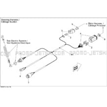 10- Electrical Harness 2 pour Sea-Doo 2008 GTI SE 155, 2008