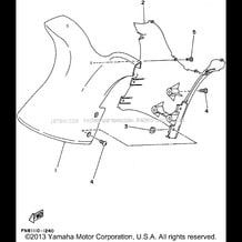 STEERING 2 pour Yamaha 1995 WaveRunner WAVE RUNNER VXR - WRB650T - 1995