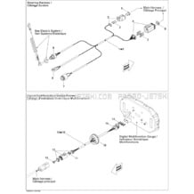 10- Electrical Harness 2 pour Seadoo 2008 GTX 215, 2008